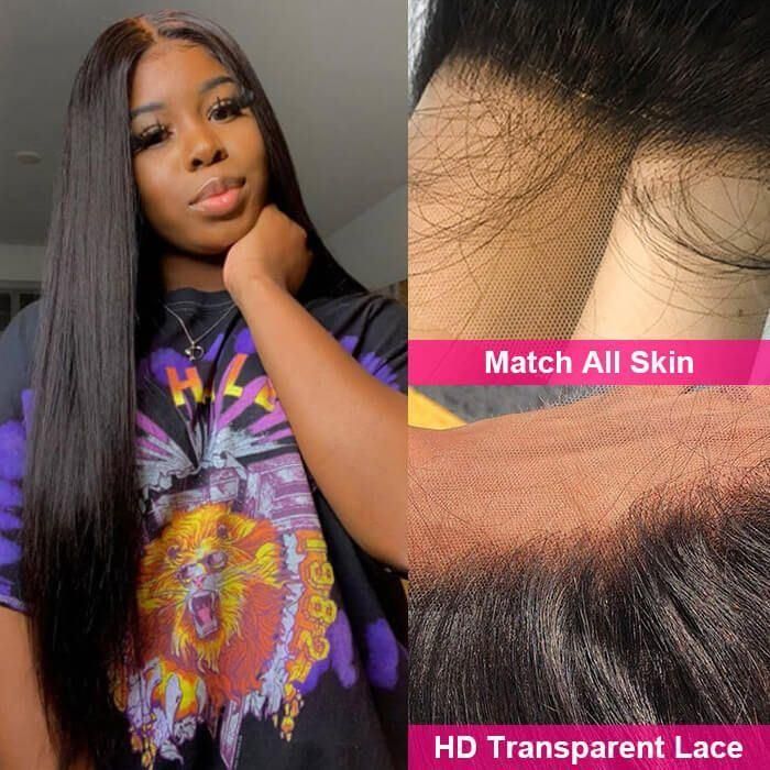 Wholesale 5X5 HD Lace Front Wig 100% Natural Cheap Brazilian Virgin Hair Weave Indian Best Remy Human Hair Dubai Factory