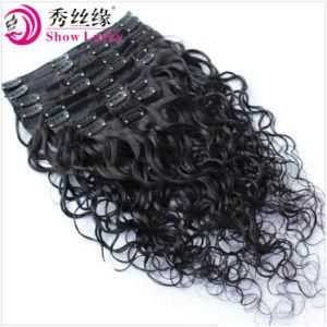 100% Unprocessed Original Brazilian Hair Extension 100% Human Hair Remy Water Wave Clip in Brazillian Hair