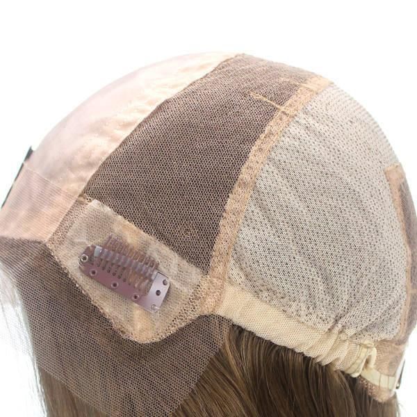 Beautiful French Lace Base Women′s Natural Hair Toupee with Silk Top