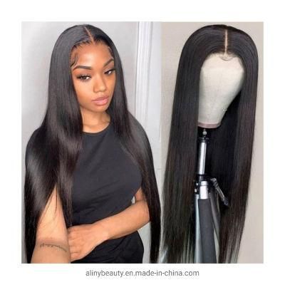 Wholesale Raw Indian Virgin Human Hair HD Lace Frontal Wig Vendors, Cuticle Aligned Transparent Lace Front Human Hair Wigs