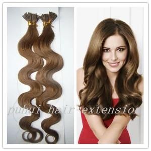 Body Wave Stick Hair Extension/ Keratin I Tip Hair Extensions (K-018)