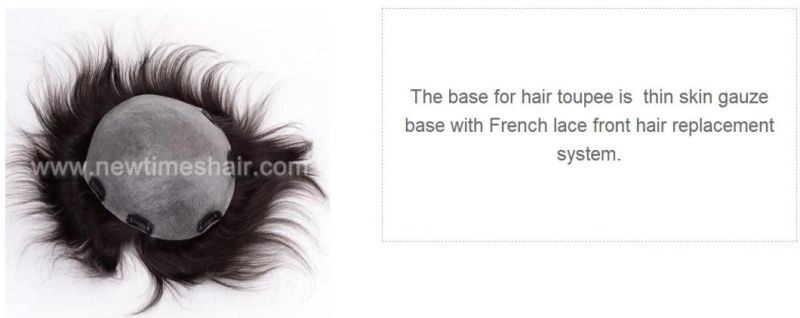 Luxury Super Thin Skin Men′s Hair Replacement System