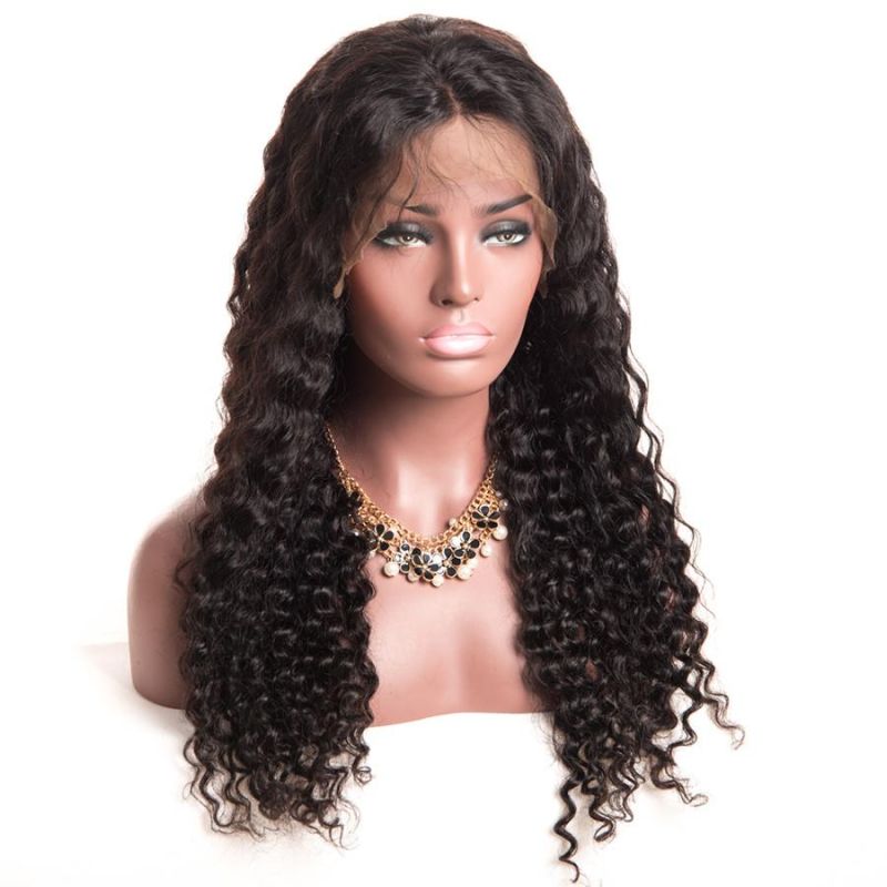 Shine Silk Glueless Lace Front Remy Human Hair Wigs for Black Women Pre Plucked Brazilian Deep Wave Wig with Baby Hair