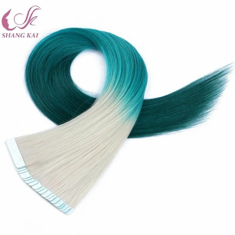 Wholesale Russian Remy Tape Hair Extensions Double Drawn Virgin Human Tape Hair