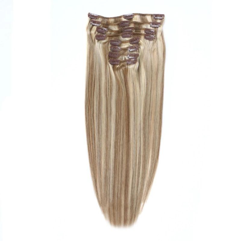 Ombre T Color Clip in Hair Extensions Full Head Deluxe 120-260gram/Set
