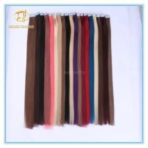 Customized Color High Quality Double Drawn Tape Hairs Extension Hairs with Factory Price Ex-048