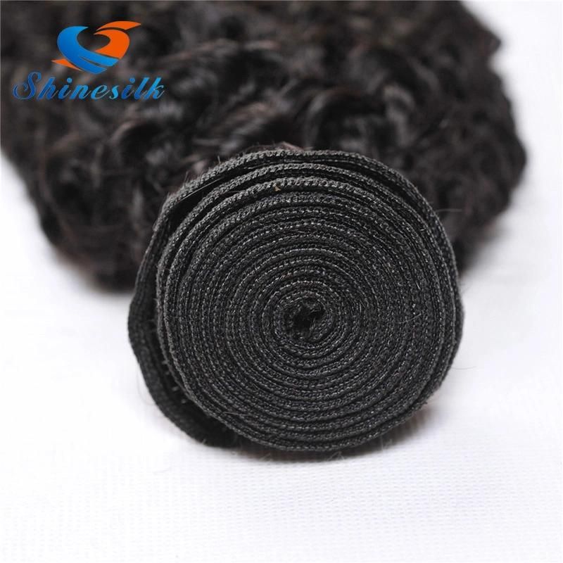 Women Hair Malaysian Afro Curly Hair Weave Bundles Remy Human Hair Weaving Natural Color No Shedding No Tangle