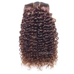 Peruvian Jerry Curly Dark Brown Clip-in 100% Human Hair
