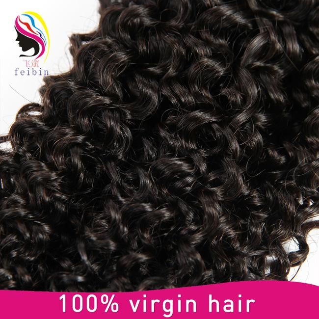 Virgin Remy Kinky Curl Brazilian Human Hair Weaving