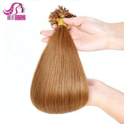 Keratin Flat I or U-Tip Straight Hair Extension (WHH-KU--002)