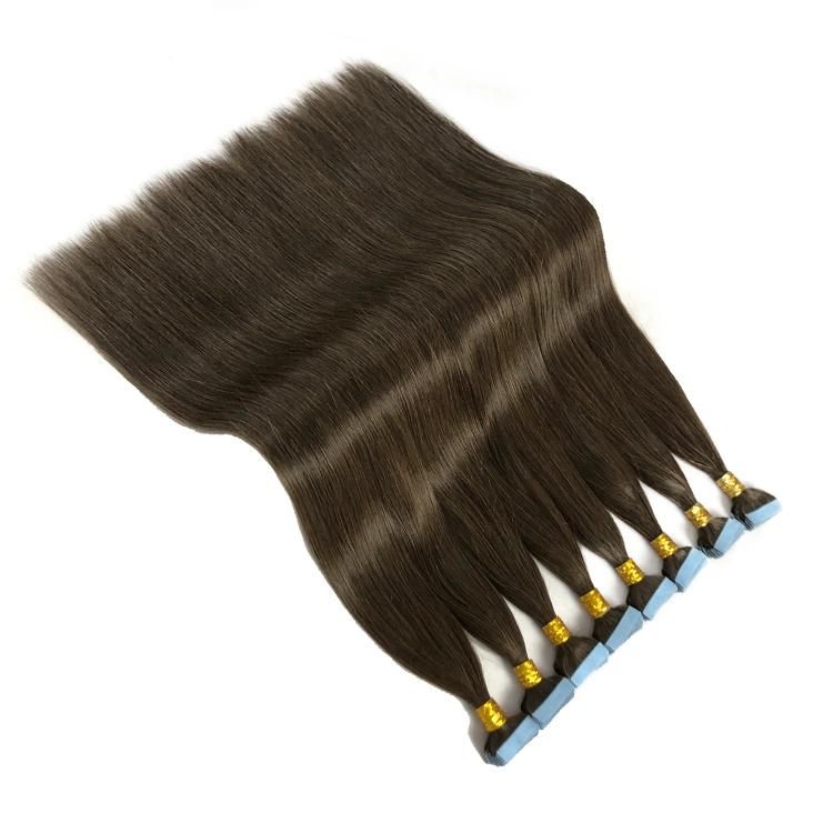 Wholesale Straight Remy Virgin Tape in Human Hair Extensions