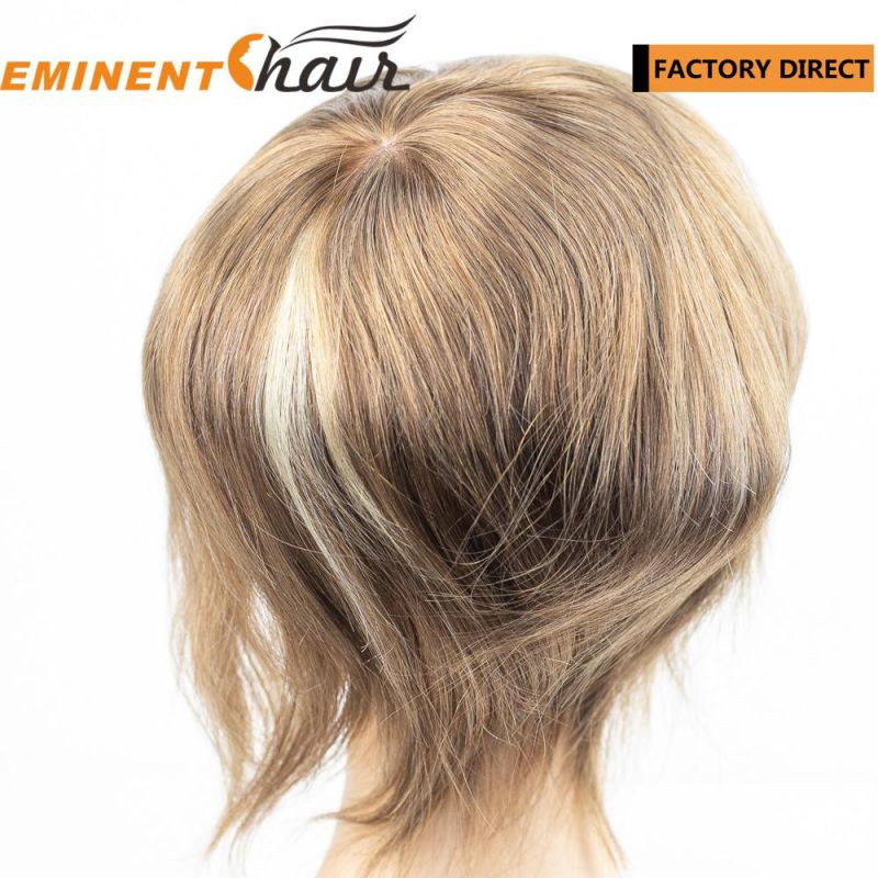 Lace Toupee for Women Natural Straight Wig Short Hair Piece