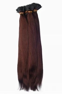 100% Human Hair Pre-Bonded Hair Extension I-Tip Silky 22&quot;