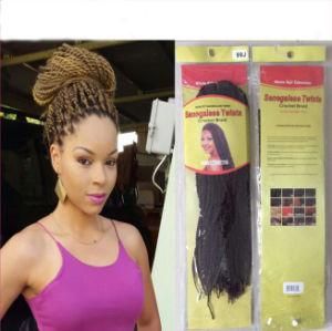African Black Braid Wig Senegalese Twist Braid Dirty in Africa