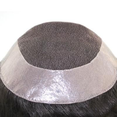 Hand Crafted Full Lace with PU Around Toupee Wigs for Men