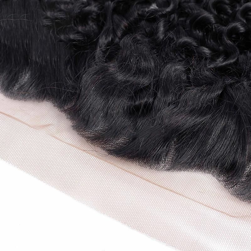 Wholesale Virgin Remy Brazilian Hair 13*4 Lace Frontal Kinky Curly