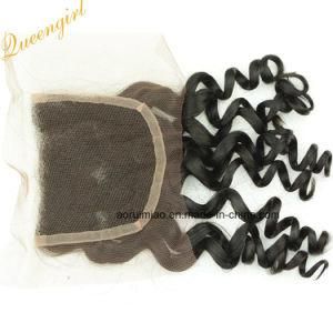 Wholesale Excellent Free Hair Products Virgin Italy Curly Malaysian Hair Closure