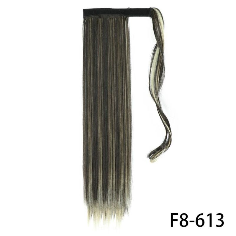 Heat Resistant Hair 22inch Wrap Around Pony Hairpiece for Women