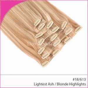 Hair Extensions Grade 5A Clips in Hair Brazilian Virgin Hair