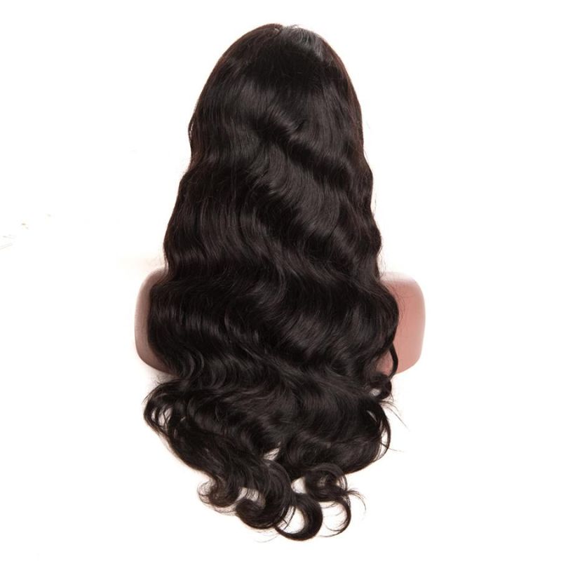 Silk Hair Glueless Lace Front Human Hair Wig for Black Women Malaysian Body Wave Pre Plucked Lace Front Wigs