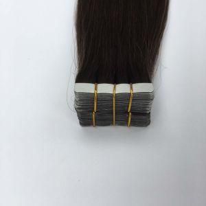 4# Straight Us PU Tape Skin Weft Brazilian Virgin Human Hair Extensions