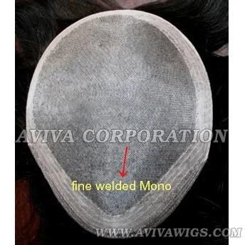 Welded Mono Base Men&prime;s Toupee (AV-TP08)