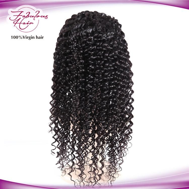 Deep Wave Human Wigs Brazilian Human Hair Full Lace Wig