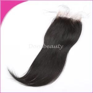 Indian Unprocessed Lace Closure Straight Virgin Human Hair