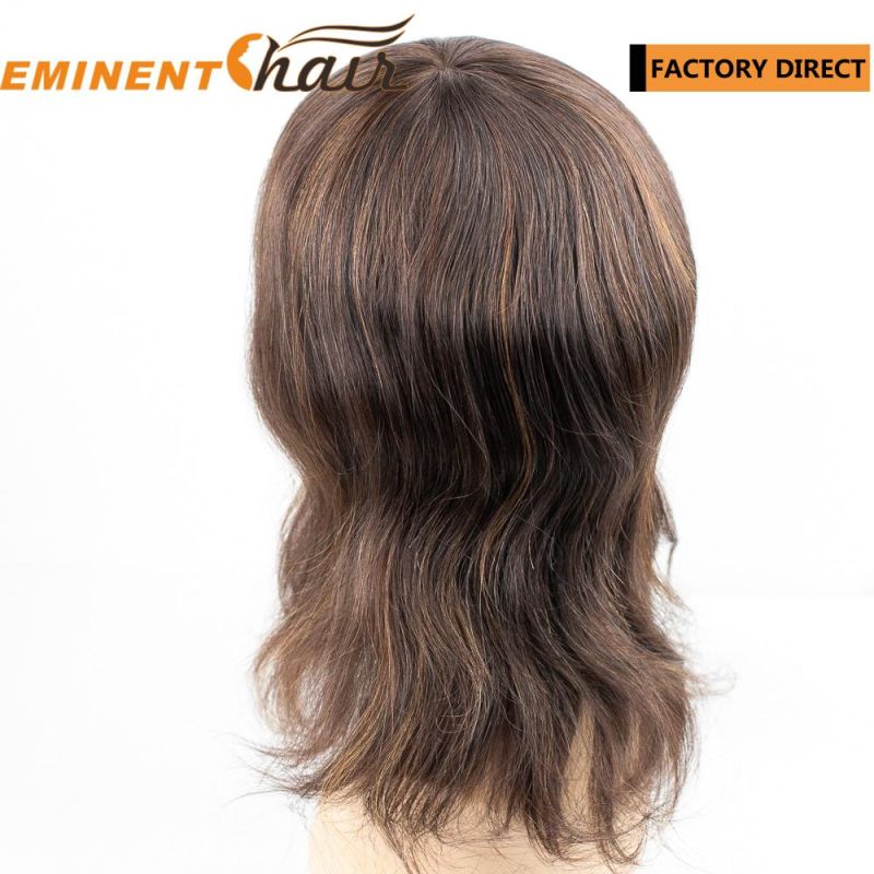 Integration Silk Part Remy Hair Women Toupee Repair