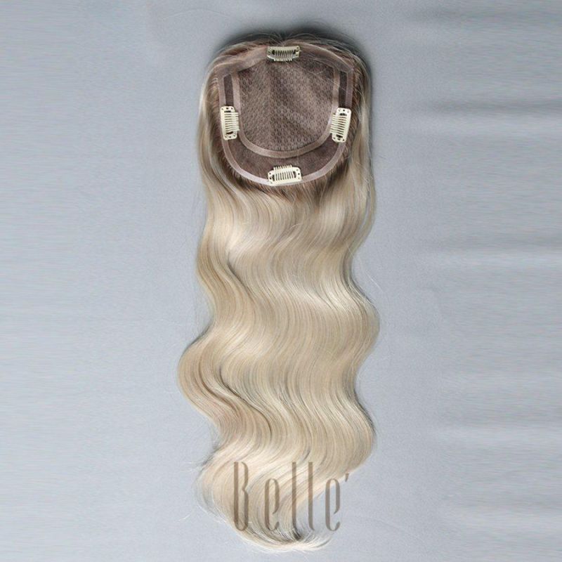 Silk Toupee with 100% Top Quality Virgin Hair