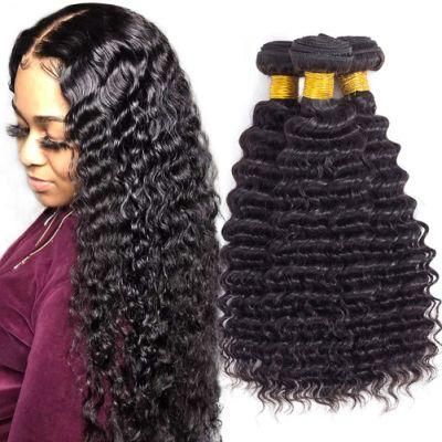 Kbeth 100% Unprocessed Wholesale Ombre Bundles Raw Virgin Cuticle Aligned Hair Bundle Deep Wave Mink Hair Weaving for Beauty Lady