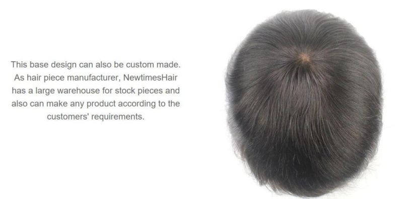 French Lace Men′s Ultra Comfort Hair System - Men′s Wigs