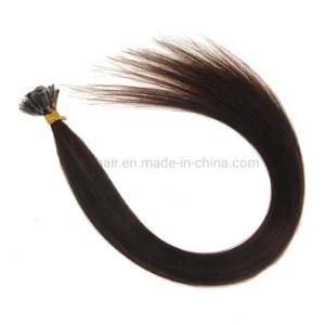 Nail Tip Virgin Italian Keratin Brazilian Natural Top Quality Human Blonde Straight Hair Extension