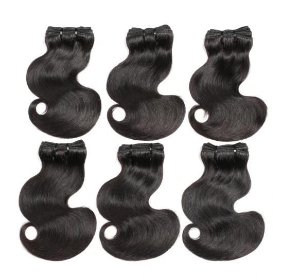 Competitive Price Body Wave Human Hair Weaves 8inch Good Quality 100% Human Hair Weft Hair