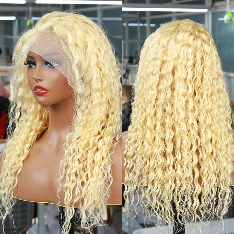 High Quality Blonde Wig 100% Human Hair 13*4 Lace Front Wig