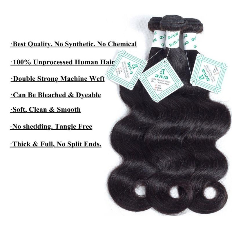 8A Wholesale Body Wave Unprocessed Virigin Remy Human Hair