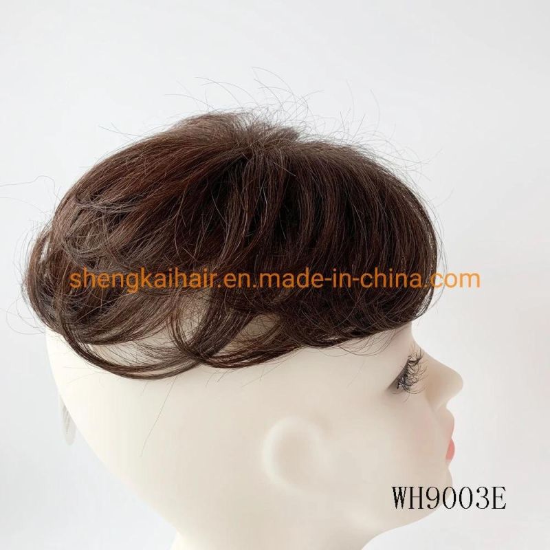 Wholesale Premium Quality Mono Top Full Handtied Synthetic Hair Toppers