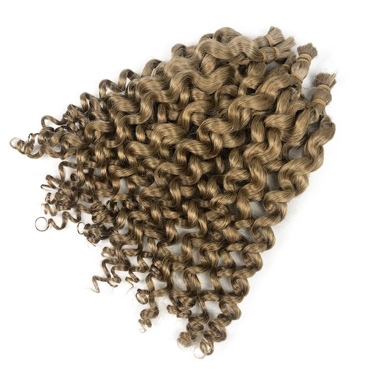 Brazilian Raw Human Hair Double Drawn Water Wave Curly Hair Bulk #27