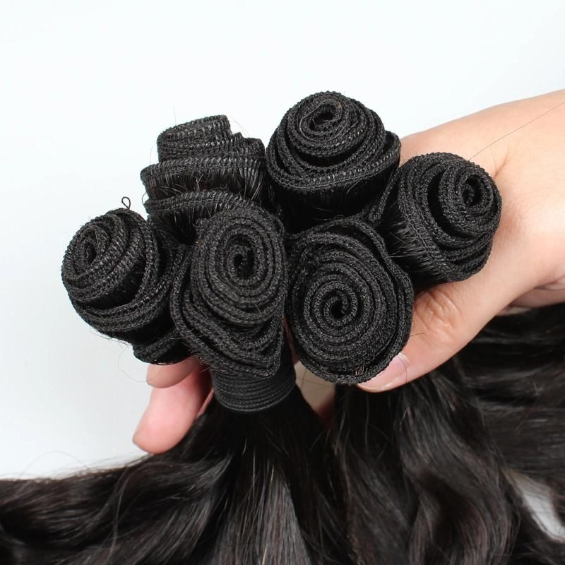 Double Drawn Straight Loose Wavy Funmi Human Hair Bundles Extension