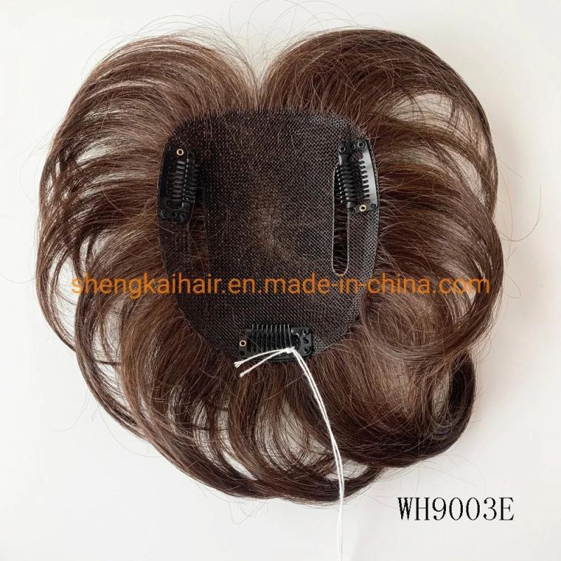 Wholesale Premium Quality Mono Top Full Handtied Synthetic Hair Toppers