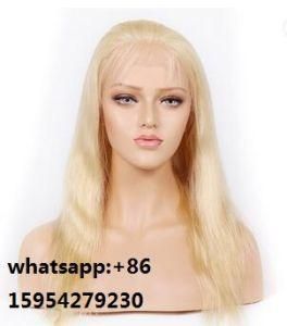 Human Virgin Hair Wig #613 Blond Color Straight Hair