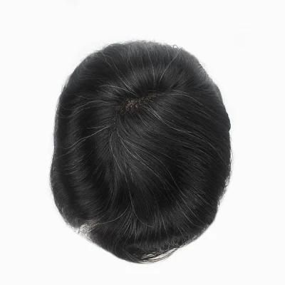 Best Quality Human Hair Men Natural Hair Replacement for Men