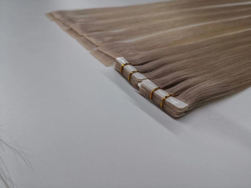 Mini Tape in Real Human Hair Extensions, Customized Hair Extension.