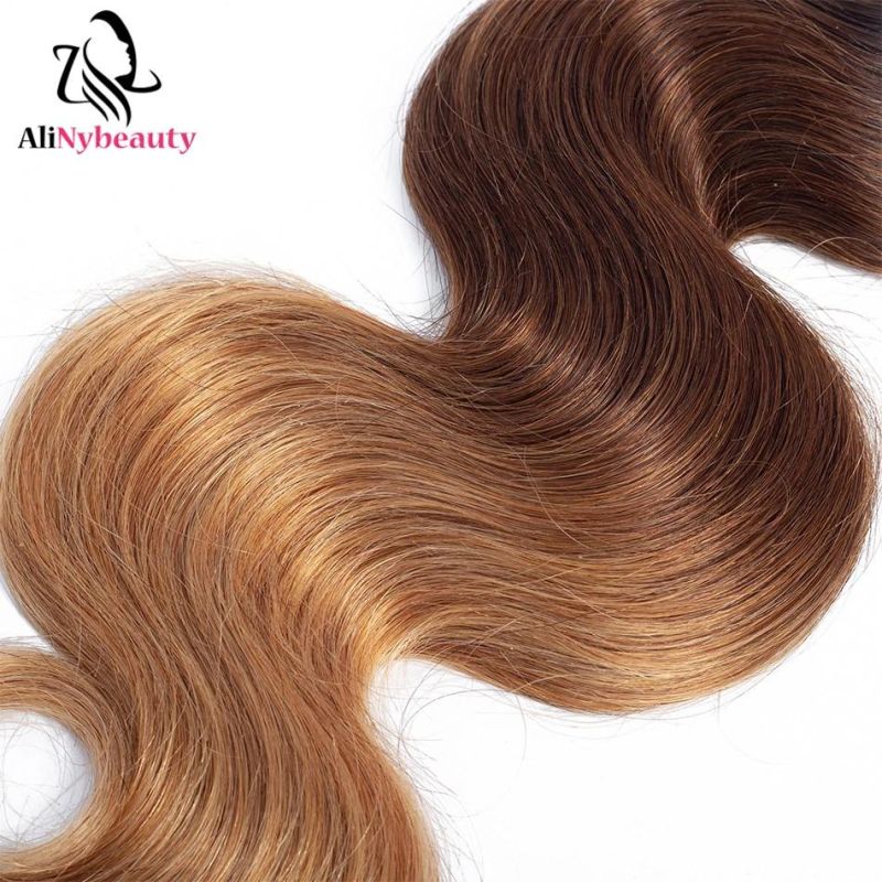 Color 1b/4/27 Peruvian Remy Hair Extension