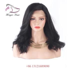 Brazilian Remy Hair for Women Rinka Haircut Color 1b# Lace Front Wigs