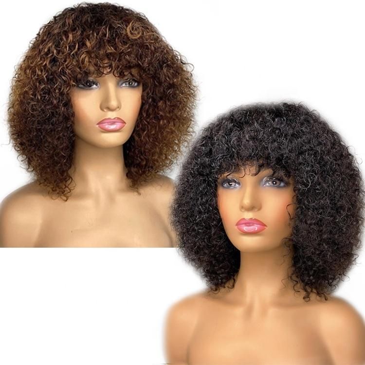 Kbeth Human Hair Wig for Black Women 4b 4c Super Culry 2021 Summer Fashion Remy Long Lasting Full Lace Round Afro Femme Wigs From Chinese Leading Manufacture
