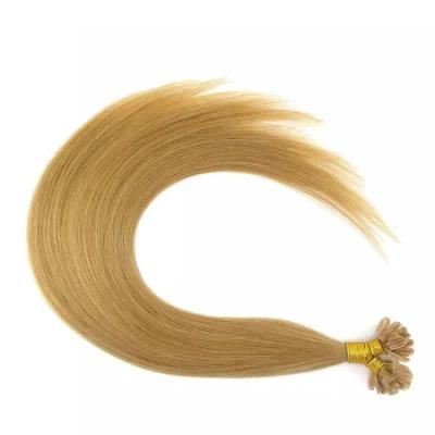 Straight Machine Made Remy Hair Extensions 1g/PCS 50PCS/ Set Straight Keratin Nail / U Tip Human Hair