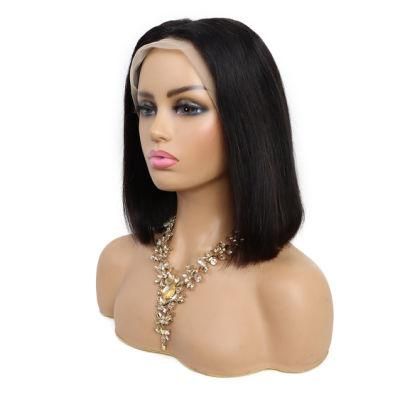 Virgin Remy Straight Human Hair Fringe Bob Style Cut Wig