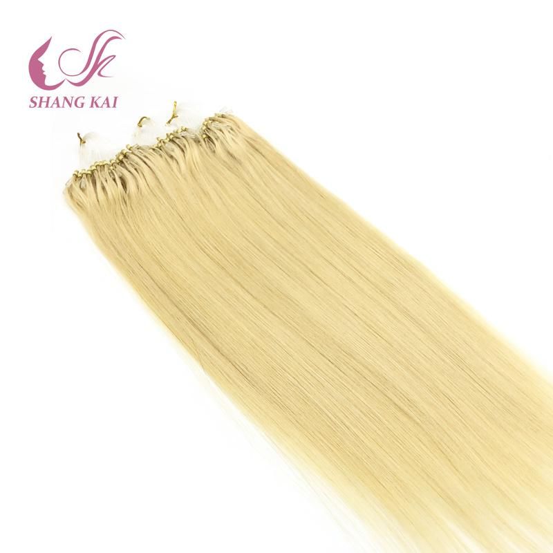 No Shedding Virgin Blond Color Micro Ring Hair Extension