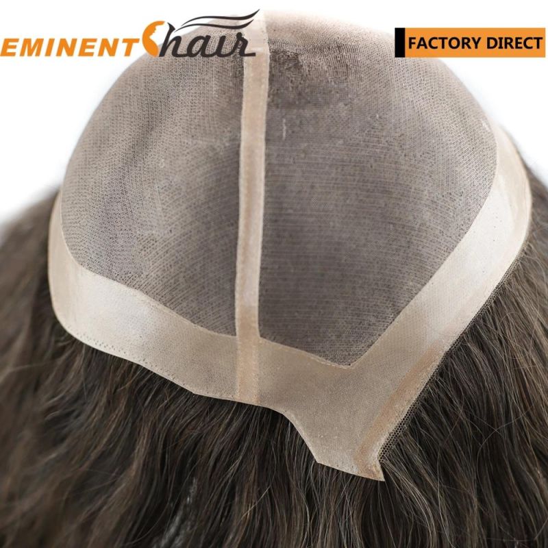 Durable Mono with PU Coating Base Remy Hair Women Wig